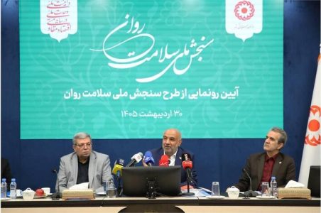 با حضور وزیر رفاه طرح ملی سنجش سلامت روان رونمایی شد | وزارت تعاون، کار و رفاه اجتماعی